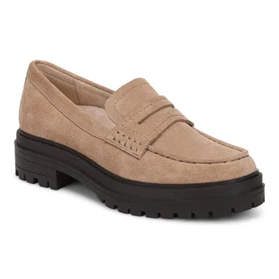 Vionic Georgia Loafer In Desert Sand Brown Suede