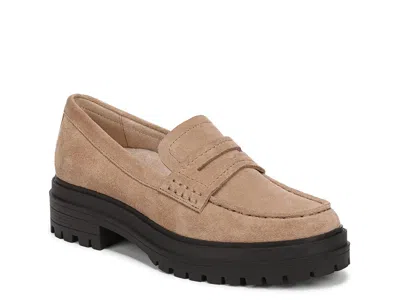Vionic Georgia Penny Loafer In Dark Brown