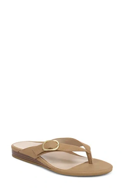 Vionic Ginny Flip Flop In Brown