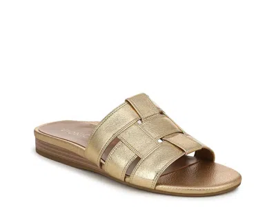 Vionic Glendora Slide Sandal In Gold