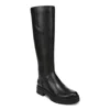 Vionic Gretchen Tall Boot In Black Tumbled Leather
