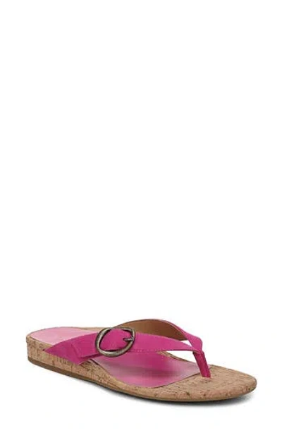 Vionic Grove Flip Flop In Rose Violet