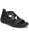 Vionic Harmony Rx Leather Strappy In Black