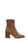Vionic Women's Harper Toffee Suede Waterproof Boot - Medium Width In Brown
