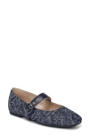 Vionic Hattie Mary Jane Flat In Blue