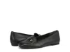 Vionic Hayes Skimmers Ballet Flat Women's Black Leather Slip-on Zap406 In White
