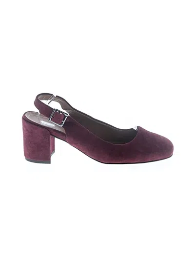 Pre-owned Vionic Heels In Burgundy
