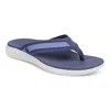 Vionic Indigo Toe Post Sandal In Blue
