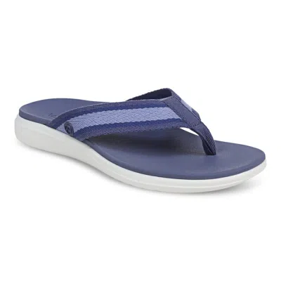 Vionic Indigo Toe Post Sandal In Blue