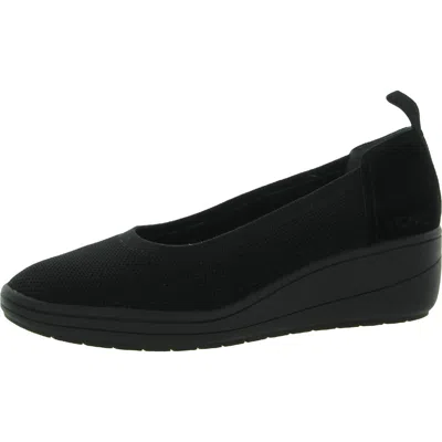 Vionic Jacey Knit Womens Suede Trim Slip On Loafers In Multi