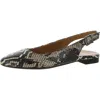 Vionic Jade Boa Womens Leather Snake Sprint Slingbacks In Animal Print
