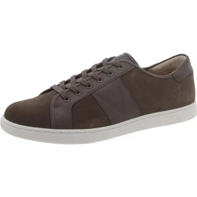Vionic Jerome Mens Logo Lace-up Casual And Fashion Sneakers In Gray