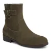 Vionic Wide Width Jill Bootie In Green
