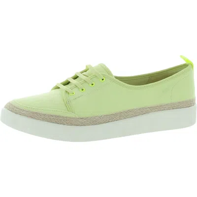 Vionic Jovie Womens Canvas Low Top Casual And Fashion Sneakers In Green