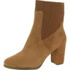 Vionic Kaylee Womens Suede Water Resistant Ankle Boots In Brown