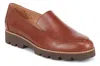 Vionic Kensley Loafers Women's Us 8.5 Brown Patent Leather Slip-on Shoes Khd2699