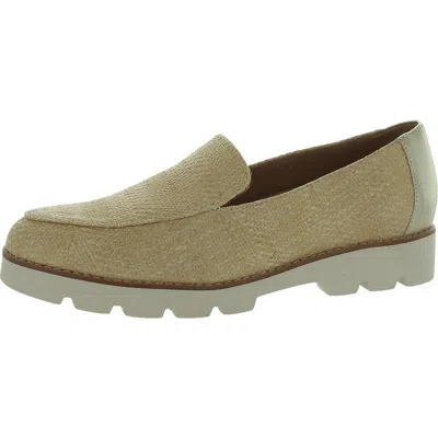 Vionic Kensley Womens Laceless Slip On Loafers In Beige