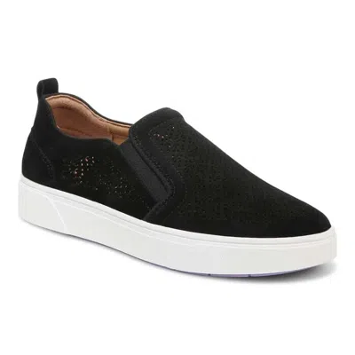 VIONIC KIMMIE PERF I4686L1-001 WOMEN'S BLACK SLIP-ON CASUAL SHOES ZPO3328