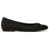 Vionic Klara I9858f1001 Ballet Flat Women's Us 9 Black Square Toe Slip-on Zpo896 In Black