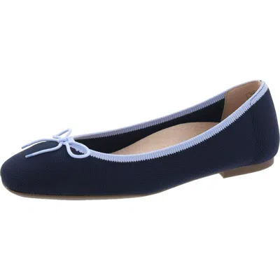 Vionic Klara Knit Womens Bow Knit Ballet Flats In Multi