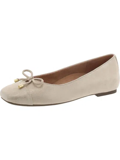Vionic Klara Womens Comfort Insole Slip-on Ballet Flats In Multi