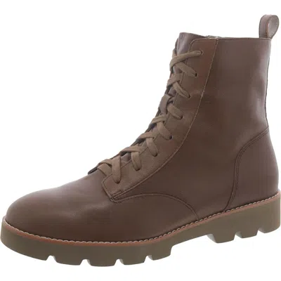 Vionic Lani Womens Zipper Lace Up Ankle Boots In Multi