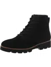 Vionic Lani Womens Padded Insole Lace-up Ankle Boots In Black