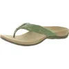 Vionic Layne Womens Patent Slip On Thong Sandals In Multi
