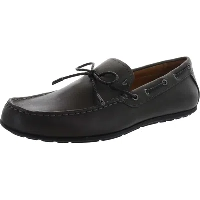 Vionic Luca Mens Leather Loafers Moccasins In Pink