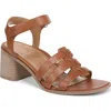 Vionic Maisy Ankle Strap Sandal In Brown