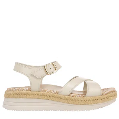 Vionic Mar Ankle Straps Heeled Sandal Cream White I8675l3100 Women's In Neutral