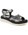 Vionic Mar Leather Sandal In Gray