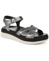 Vionic Mar Leather Sandal In Gray