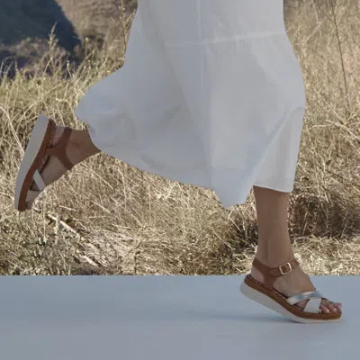 Vionic Mar Strappy Platform Sandal In Multi