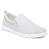 Vionic Marshall H9367f1020 Sneakers Women's 8 Gray Canvas Slip-on Shoes Khd2108