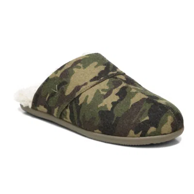 Vionic Men's Alfons Slipper In Olive Camo In Green