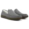 Vionic Men's Gustavo Slipper In Charcoal Suede In Multi