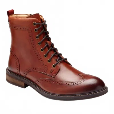 Vionic Men's Wesley Boot In Chestnut In Multi