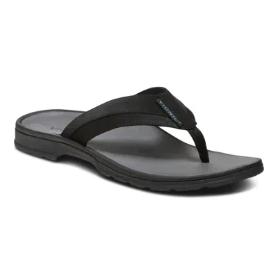 Vionic Men's Wyatt Thong Sport Sandal In Black
