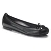Vionic Minna Ballet Flat Shoes-wide In Black In Black