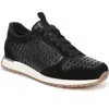 Vionic Monarch Woven Sneaker In Black