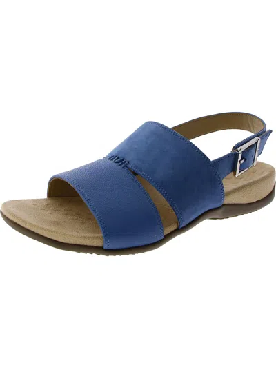 Vionic Morro Womens Leather Slip On Slingback Sandals In Multi