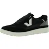 Vionic Mylie Womens Canvas Leather Trim Casual And Fashion Sneakers In Black