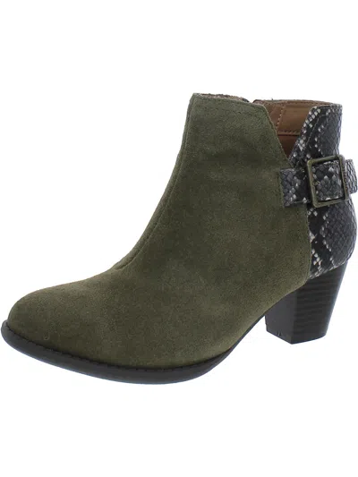 Vionic Naomi Womens Booties In Green