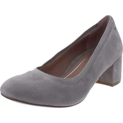 Vionic Natalie Womens Padded Insole Suede Block Heels In Multi