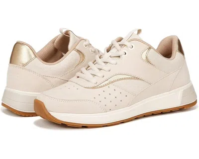 Vionic Nova Sneakers Women's Us 6.5 Cream Suede Round Toe Training Shoes Erk68