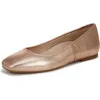 Vionic Orinda 2 J3141l4651 Ballet Flat Gold Comfort Shoes Hawk2710 In Brown