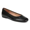 Vionic Orinda Square Toe Ballet Flat In Black
