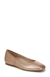 Vionic Orinda Square Toe Flat In Rose Gold