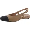 Vionic Petaluma Womens Mixed Media Slingback Mules In Multi